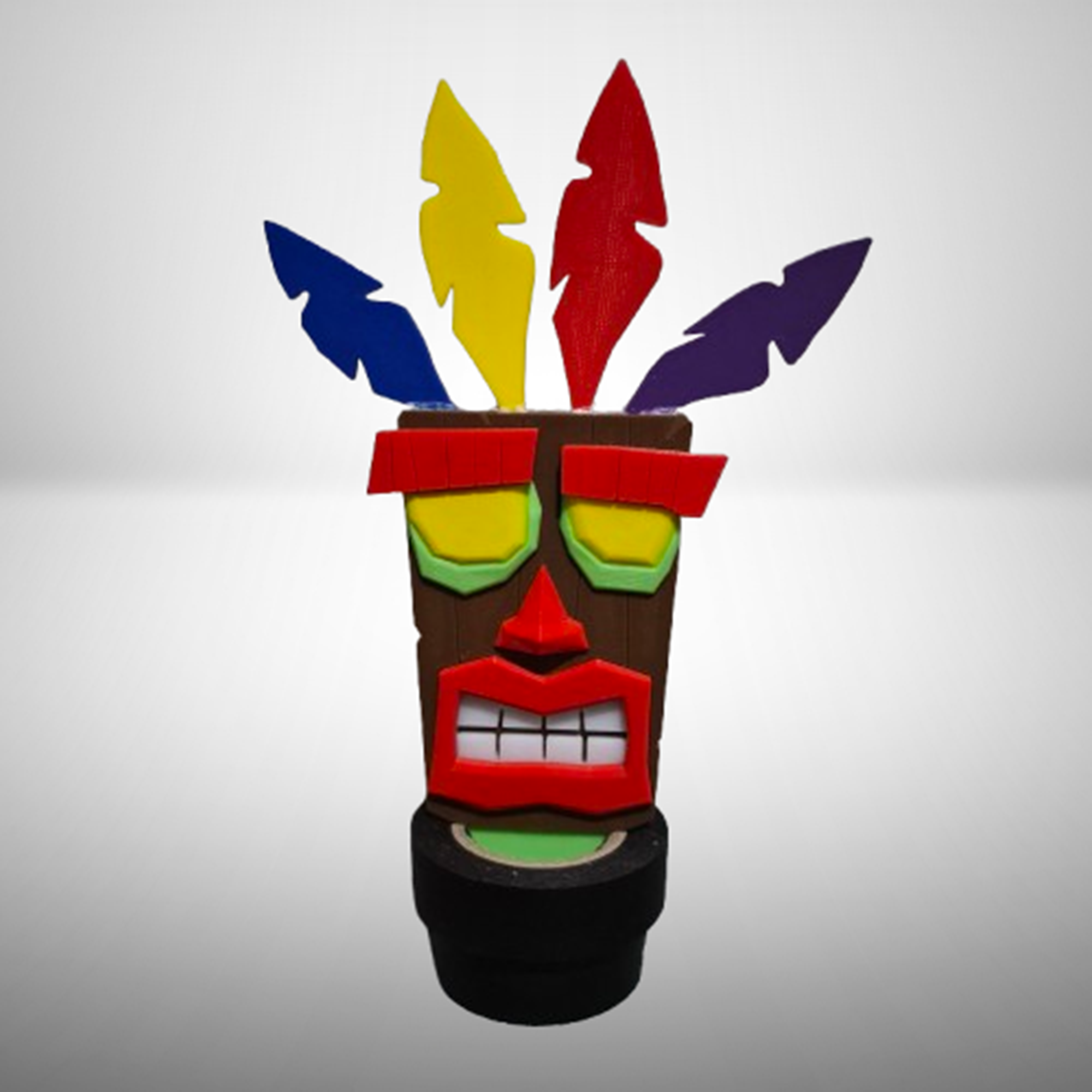 Masque Aku Aku – Figurine Crash Bandicoot en Impression 3D