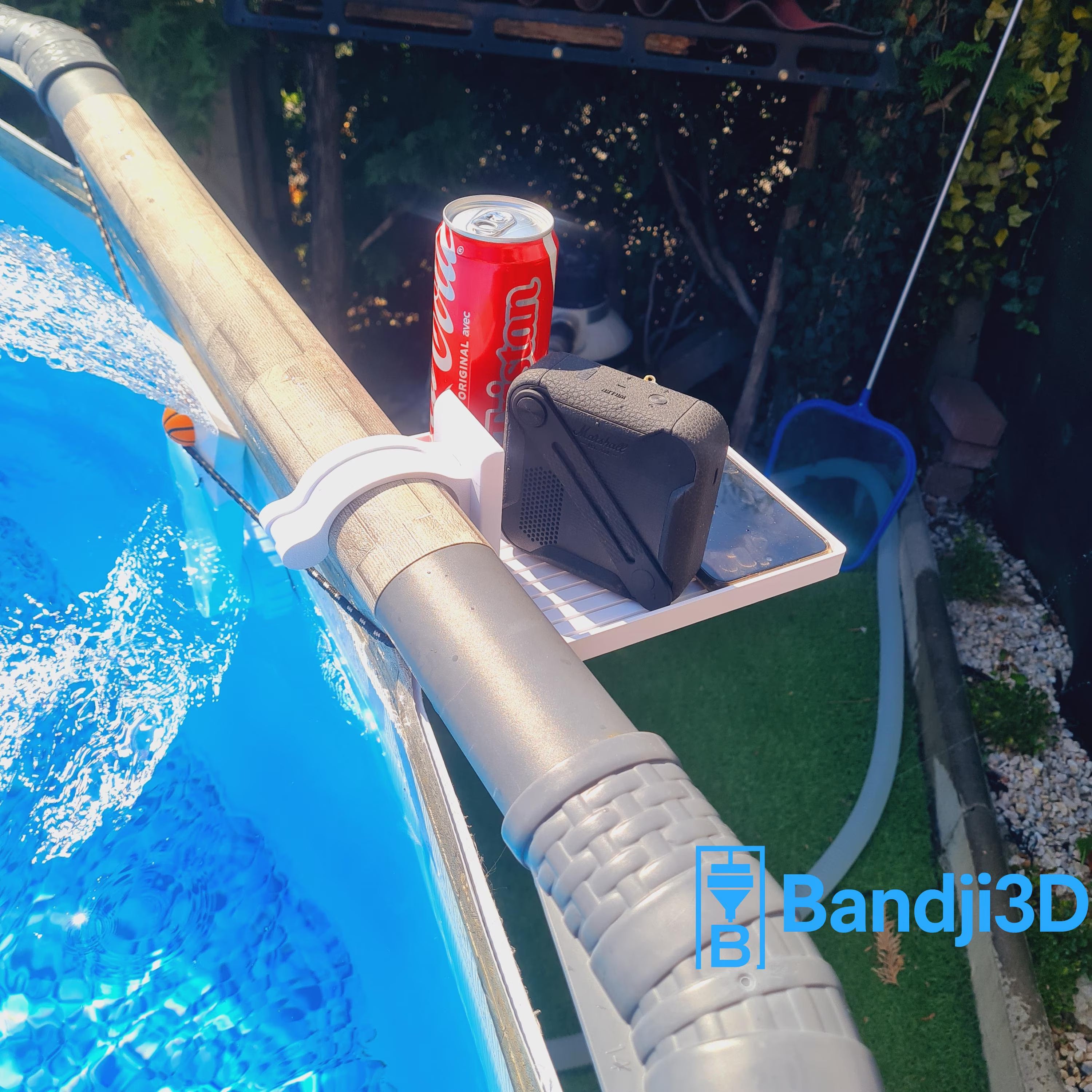 Support piscine pour boisson et smartphone – Plateau flottant compatible Intex & Bestway – Accessoire été