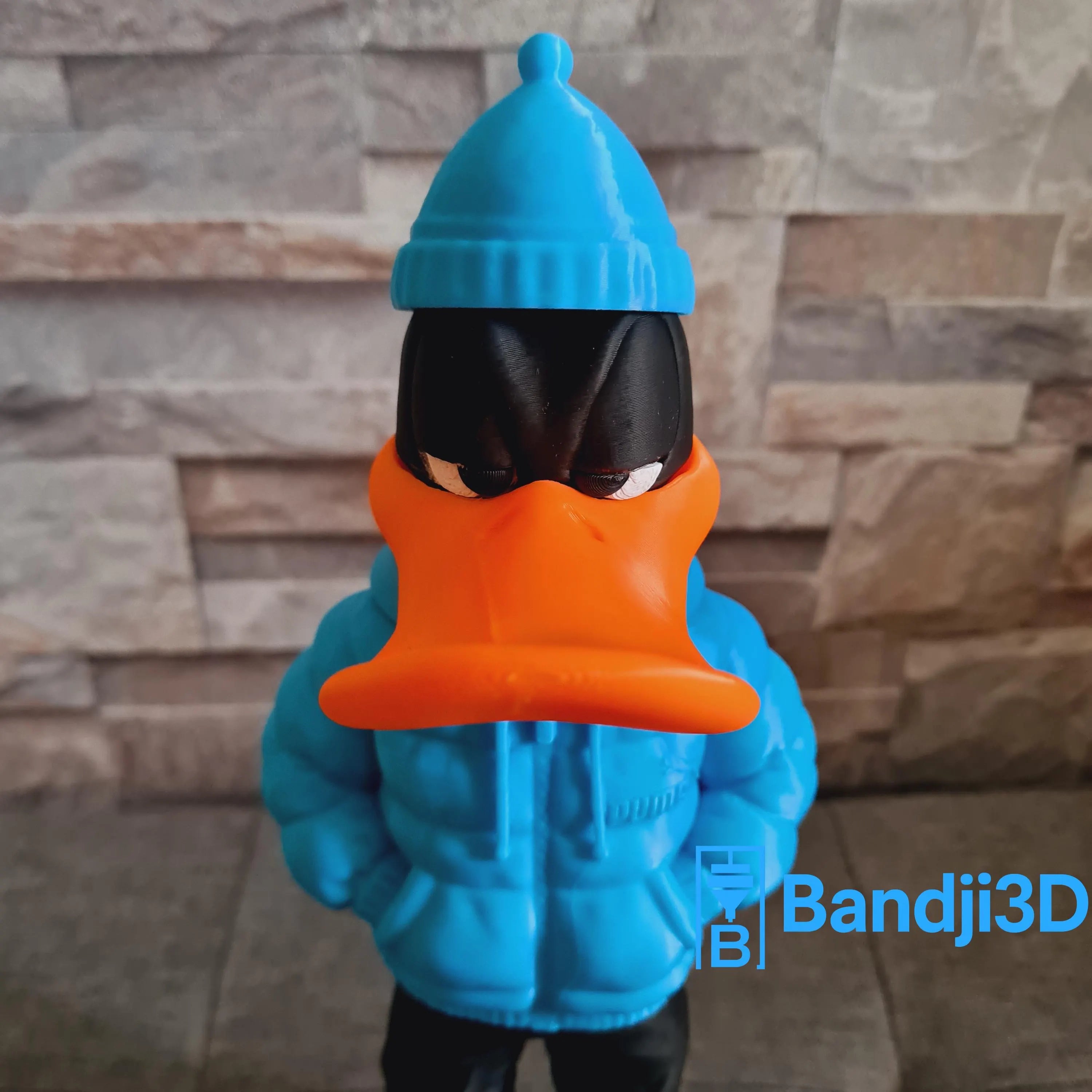 Figurine inspirée de l’univers Daffy Duck streetwear – Édition collector personnalisable – Statue déco cartoon impression 3D