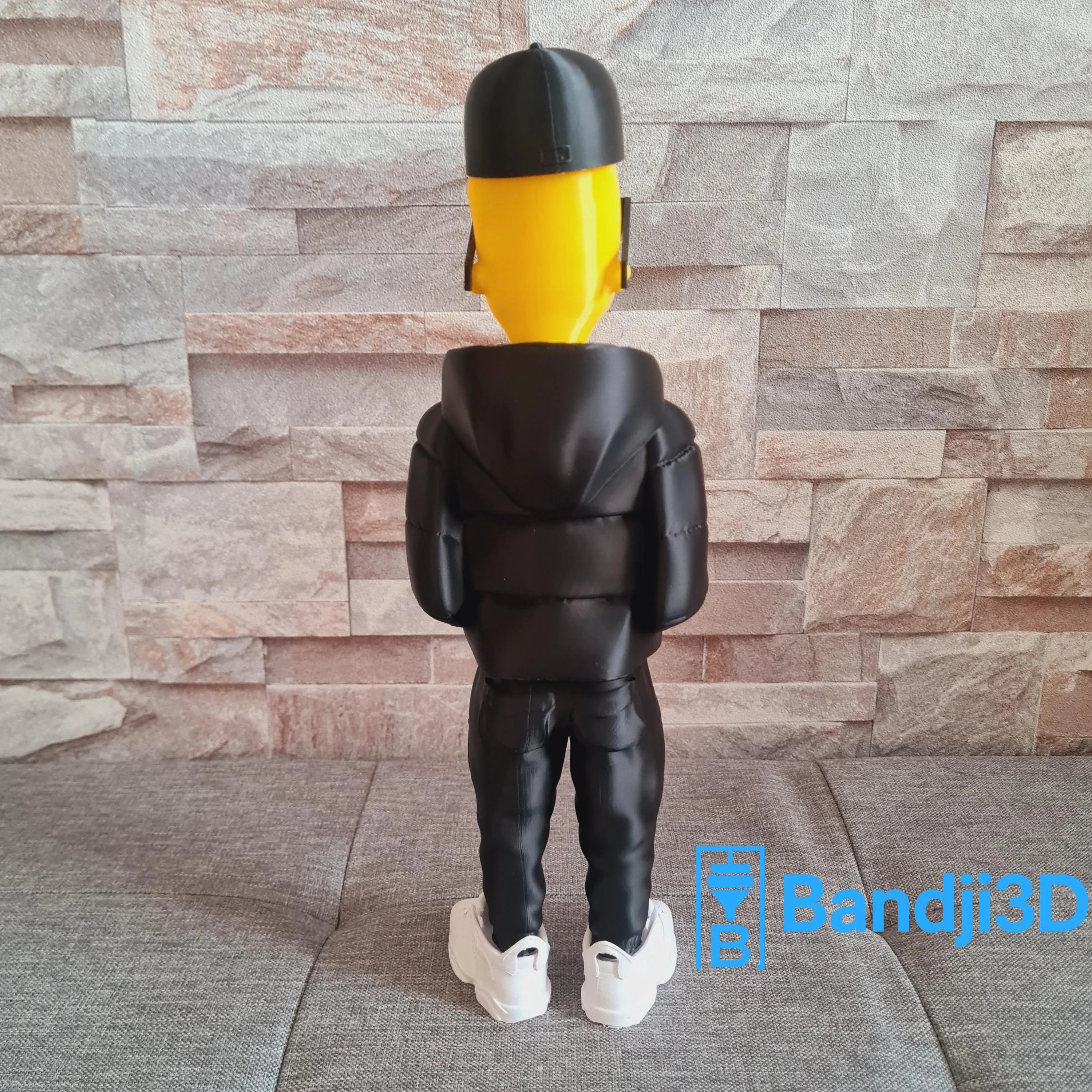 Figurine inspirée de l’univers Bart Simpson streetwear – Édition collector déco pop art – Statue impression 3D personnalisable
