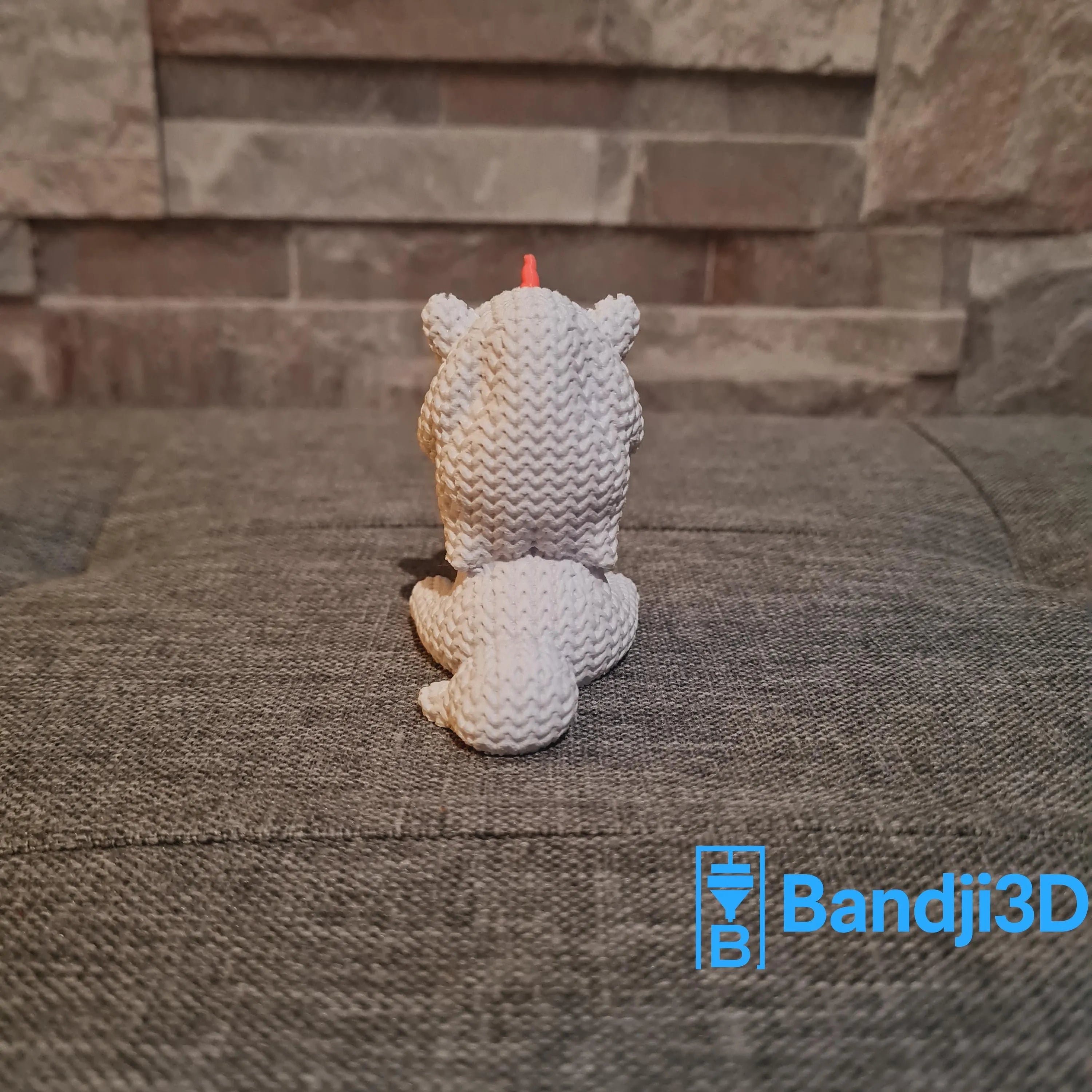 Figurine licorne tricot 3D personnalisable – Statue déco mignonne en impression 3D – Cadeau original – 3 tailles et 14 couleurs
