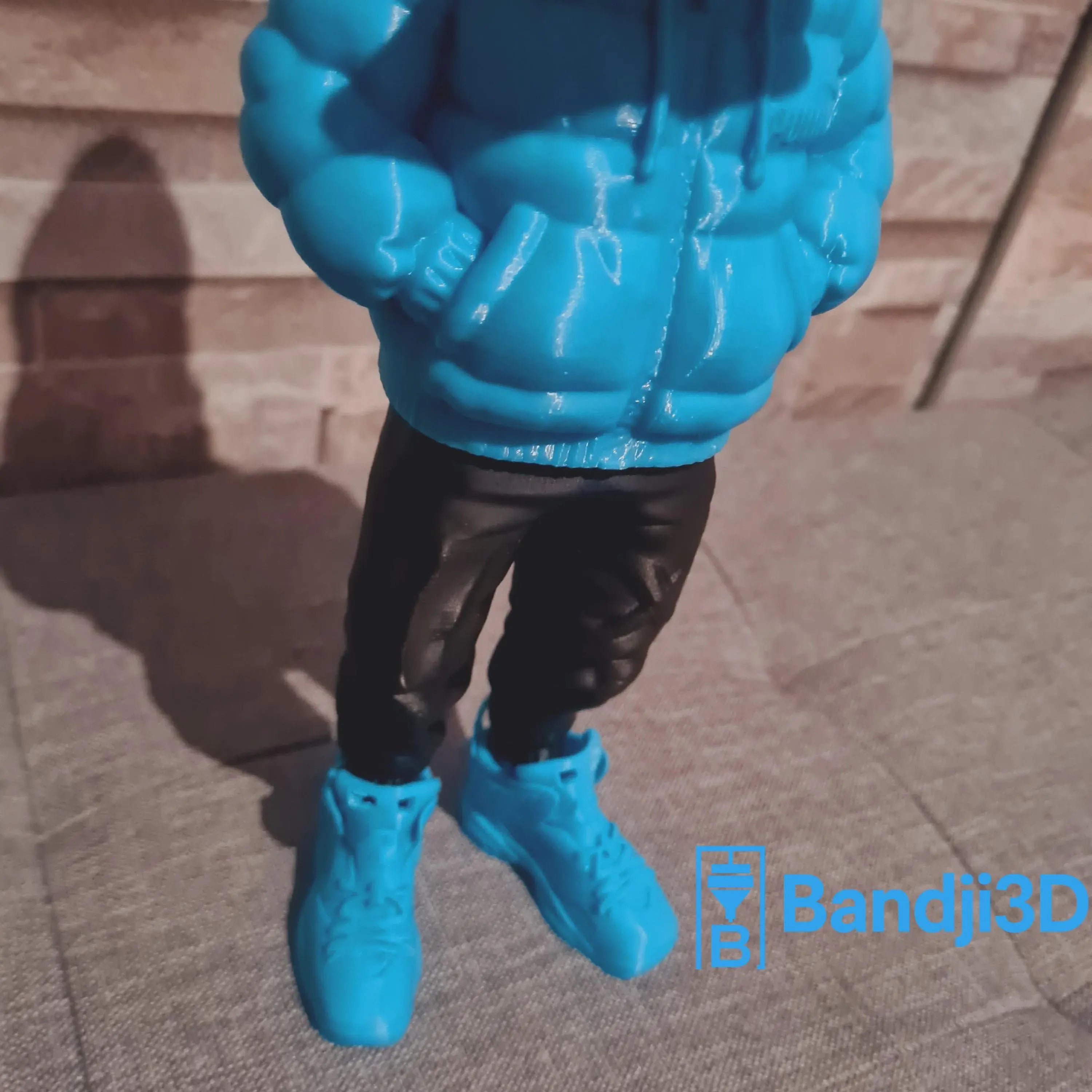 Figurine inspirée de l’univers Daffy Duck streetwear – Édition collector personnalisable – Statue déco cartoon impression 3D