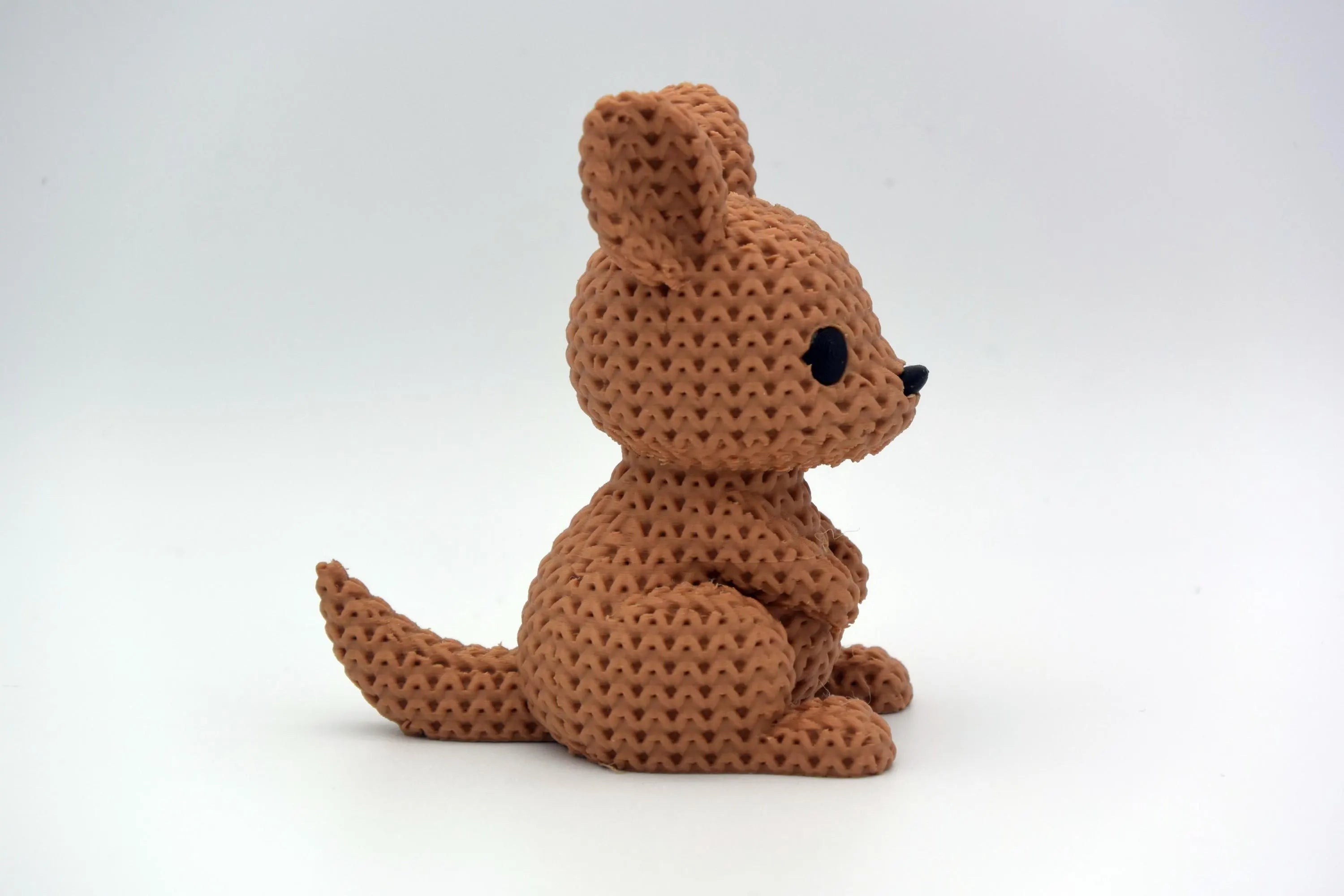 Figurine kangourou tricot 3D • Figurine artisanale déco • Cadeau original • 3 tailles et 14 couleurs
