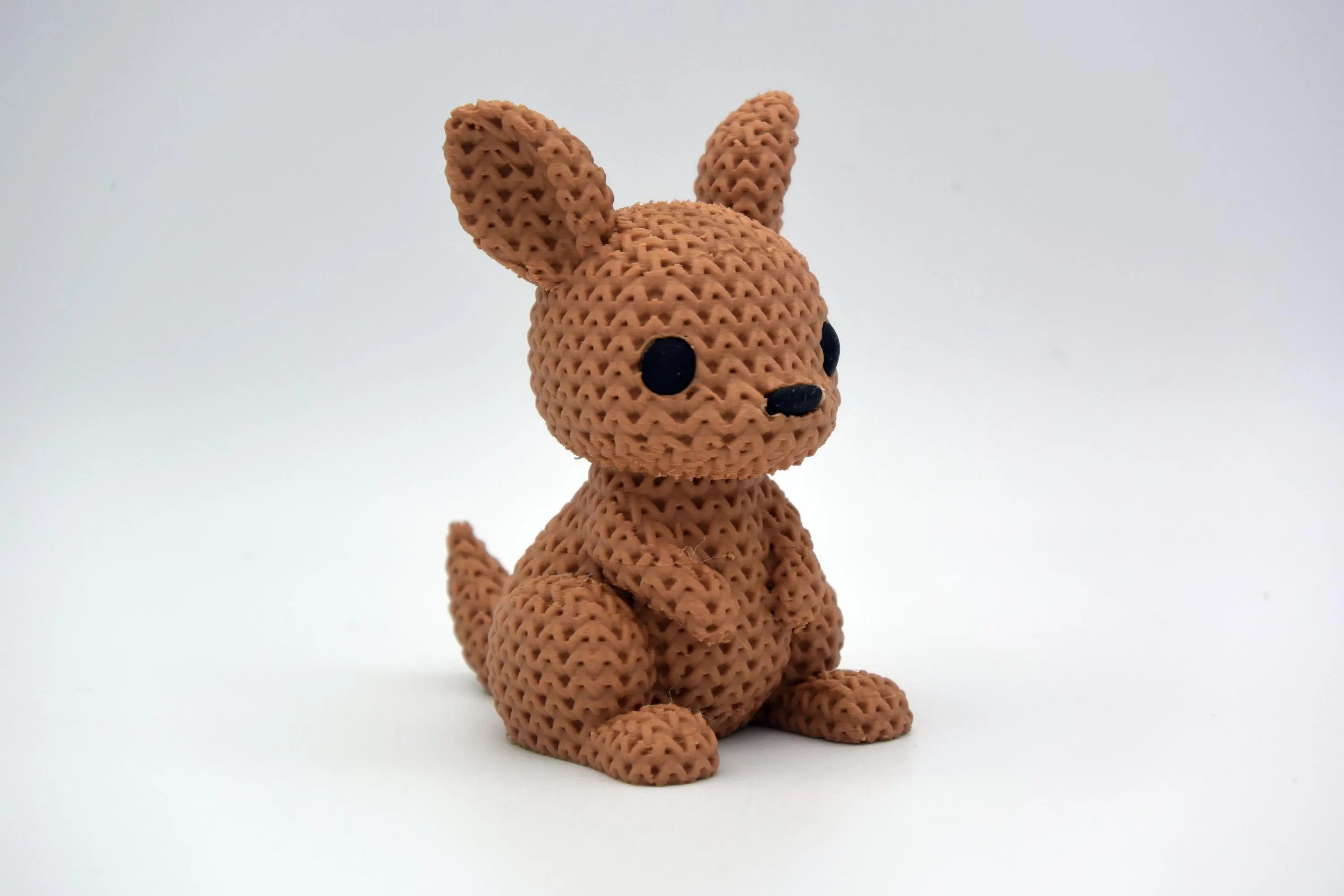 Figurine kangourou tricot 3D • Figurine artisanale déco • Cadeau original • 3 tailles et 14 couleurs