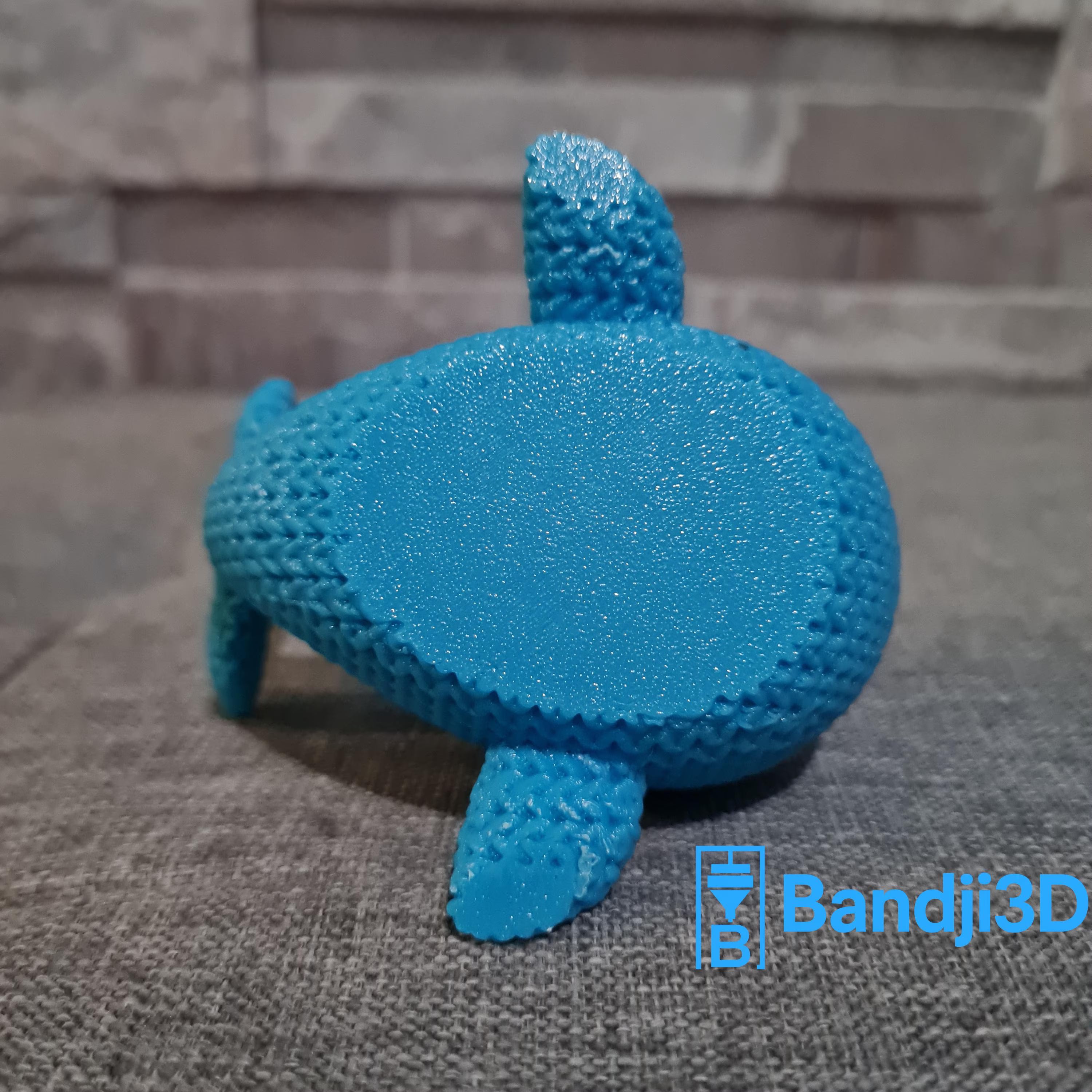 Figurine baleine tricot 3D • Sculpture marine artisanale • Cadeau original • 3 tailles et 14 couleurs