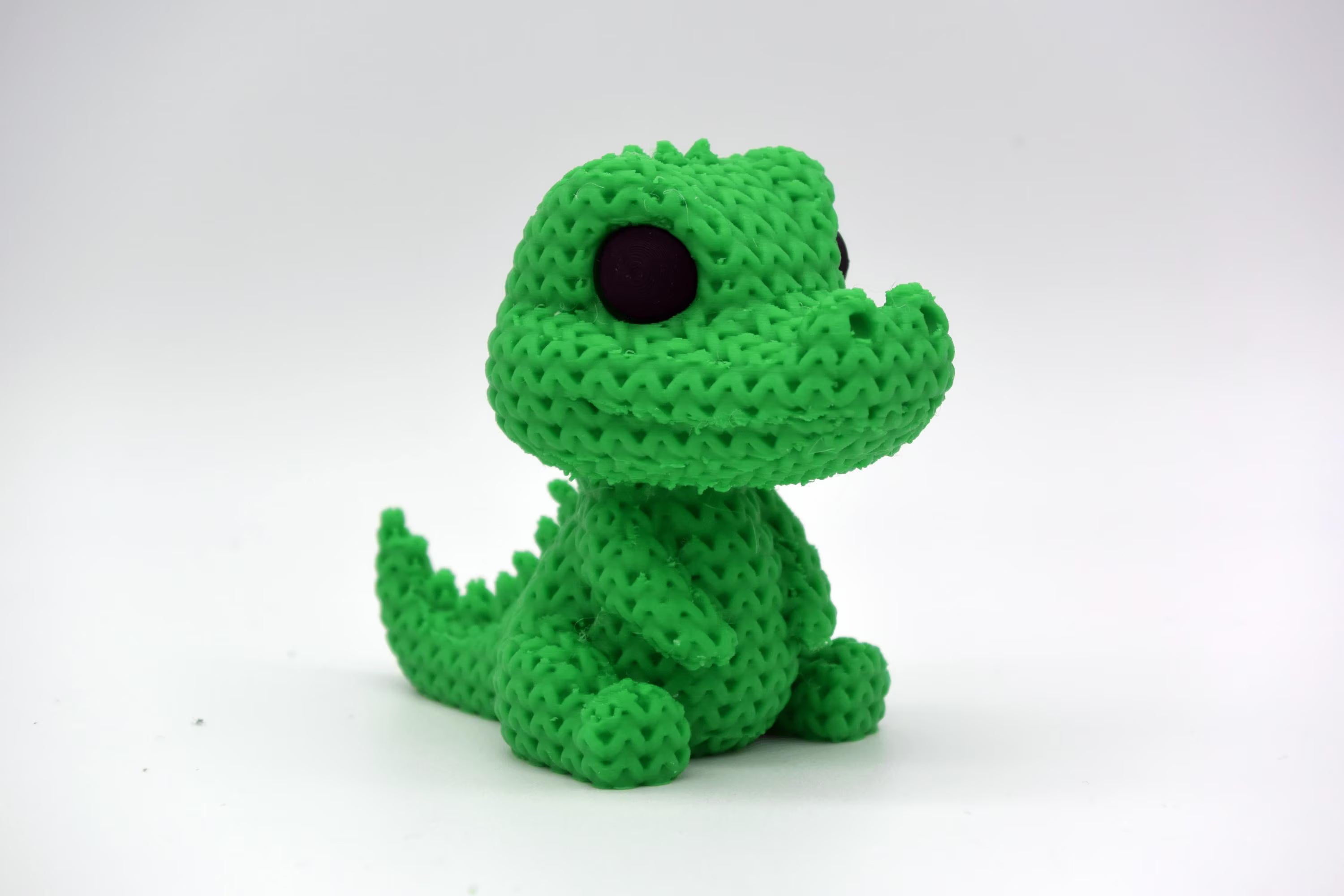 Figurine crocodile tricot 3D • Sculpture artisanale exotique • Déco originale • 3 tailles et 14 couleurs