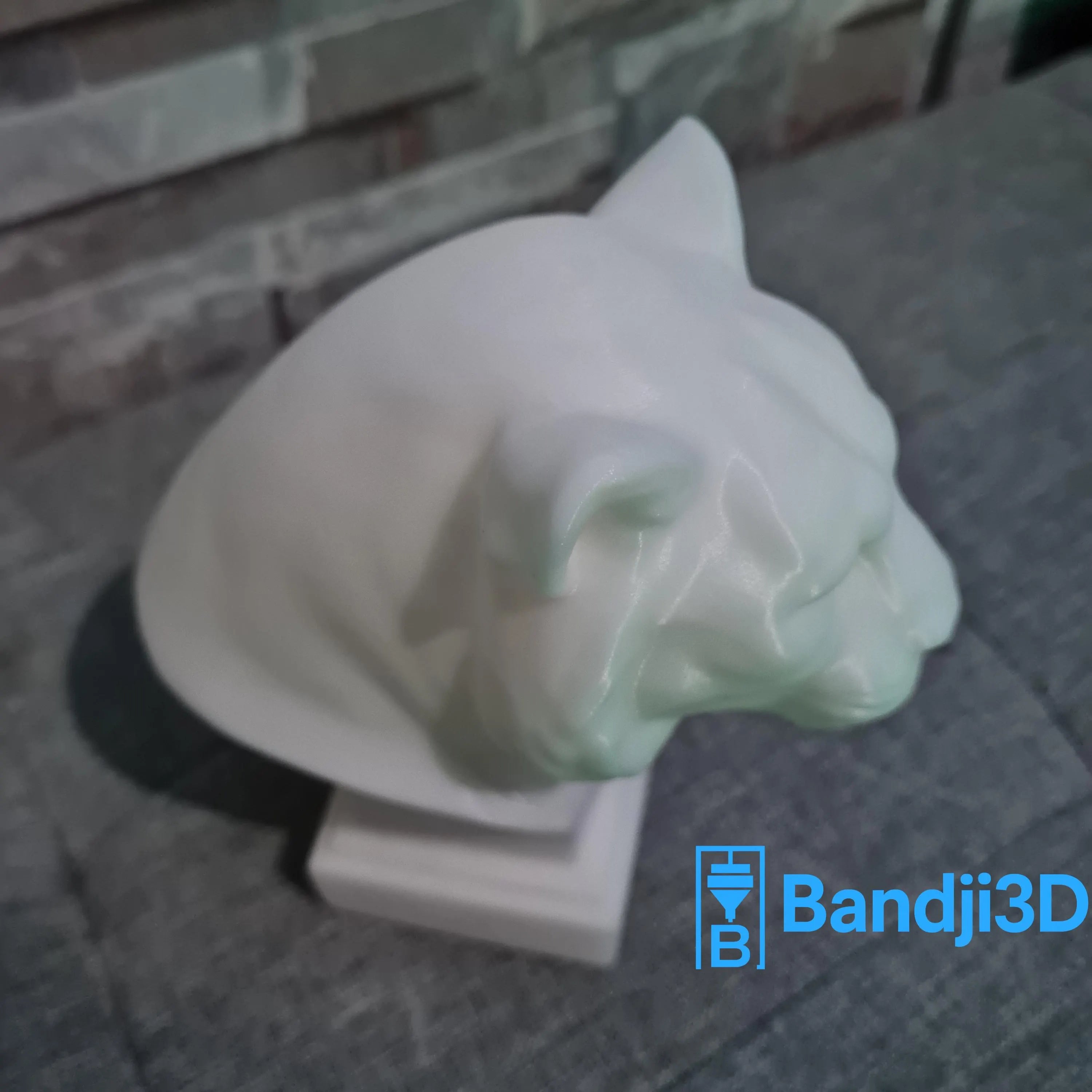 Buste tigre 3D • Sculpture déco moderne • Statue animale élégante • Disponible en 15 cm et 24 cm • Plusieurs couleurs