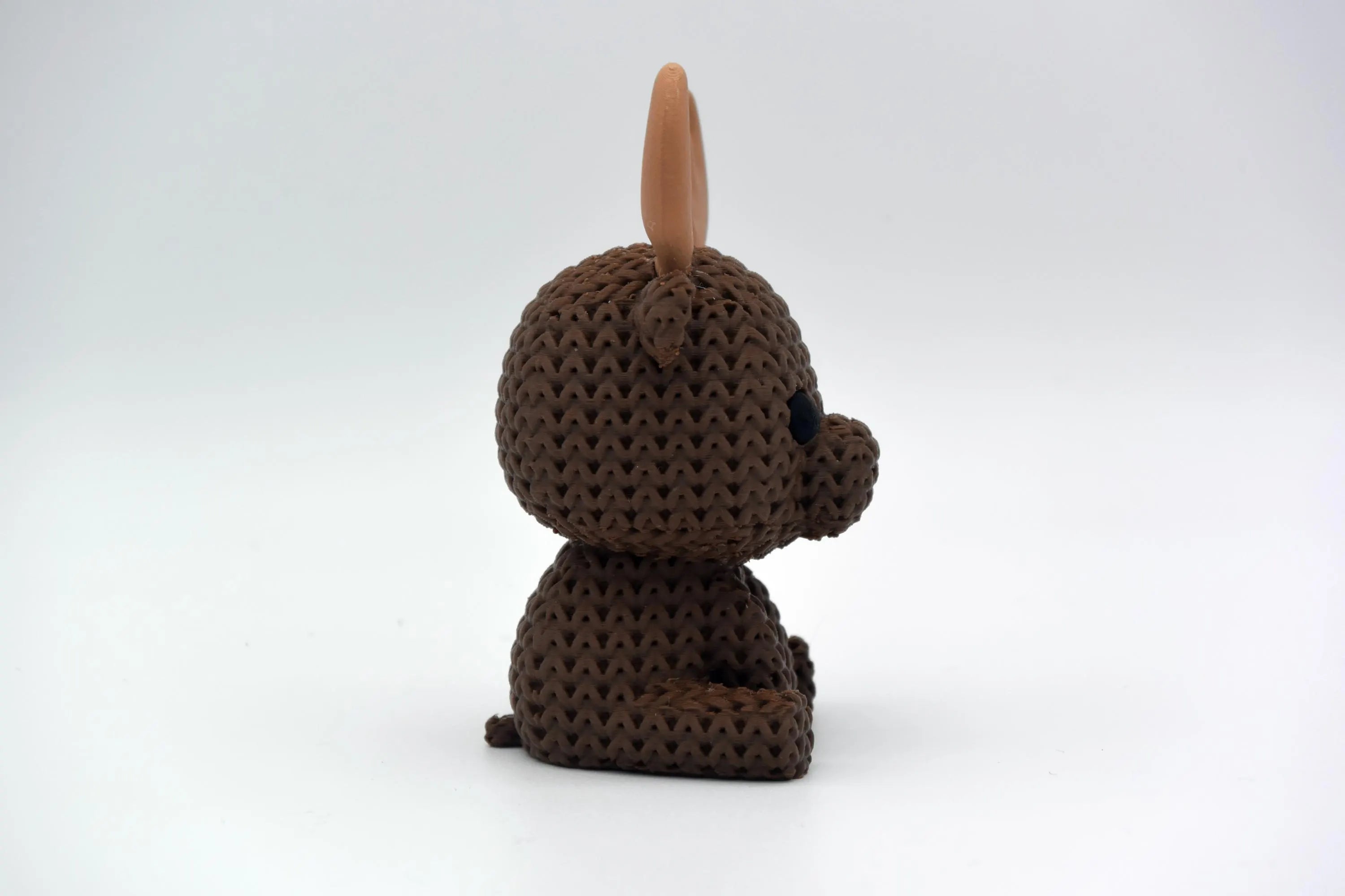 Figurine élan tricot 3D • Sculpture artisanale • Déco nature • 3 tailles et 14 couleurs