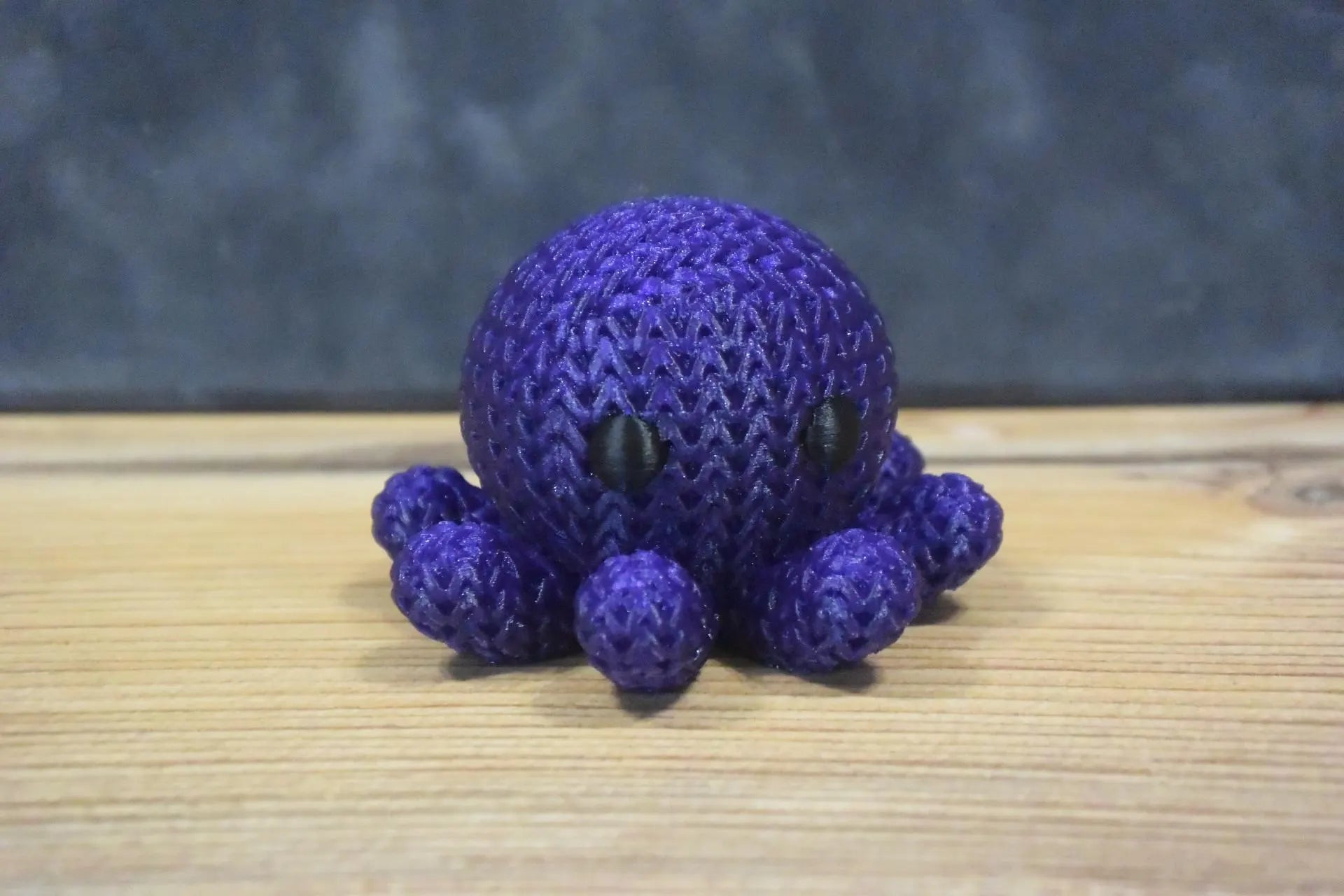 Figurine pieuvre tricot 3D • Sculpture artisanale marine • Déco mignonne • 3 tailles et 14 couleurs
