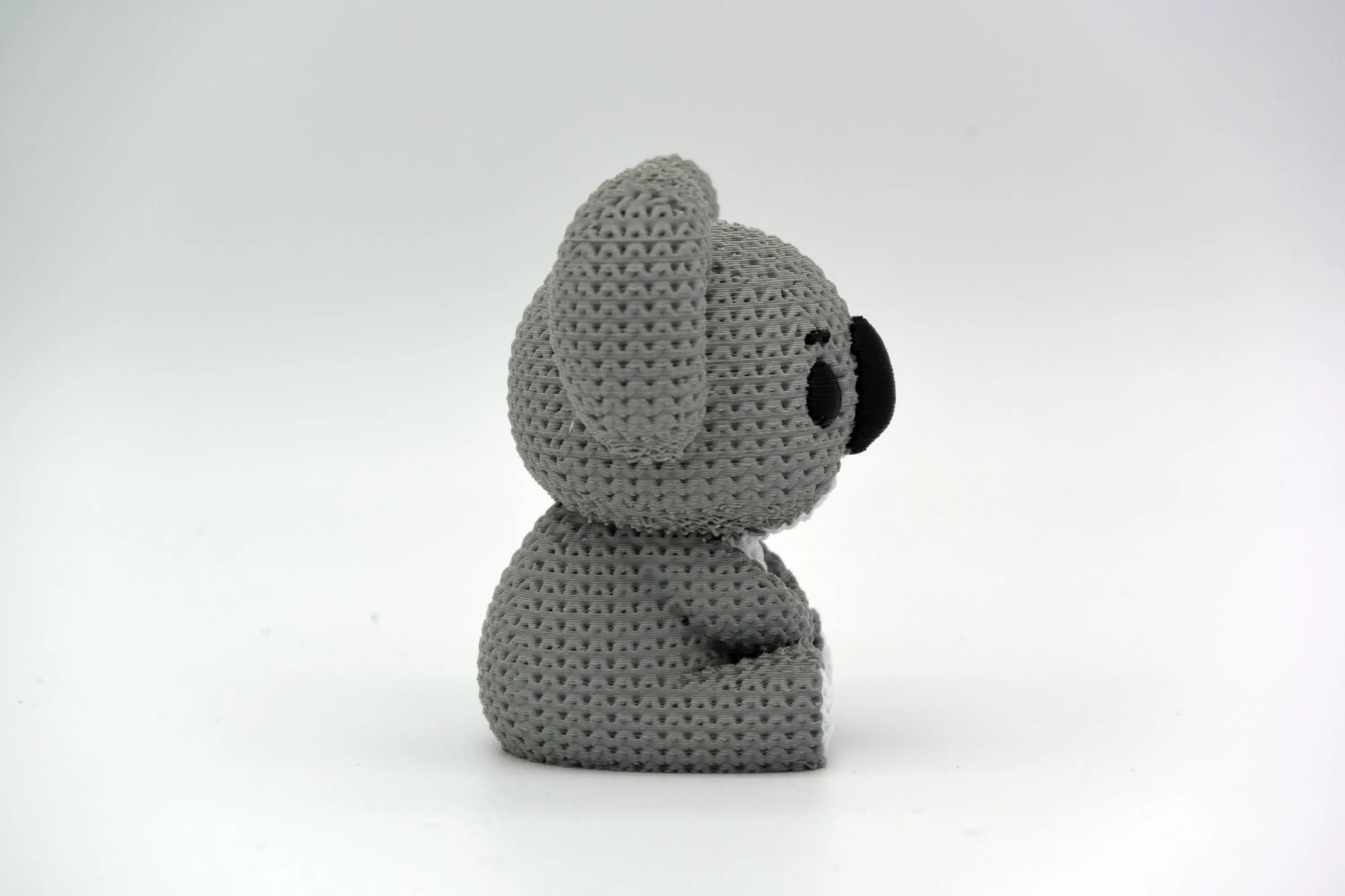 Figurine koala tricot 3D • Sculpture artisanale • Déco exotique • 2 tailles et 14 couleurs