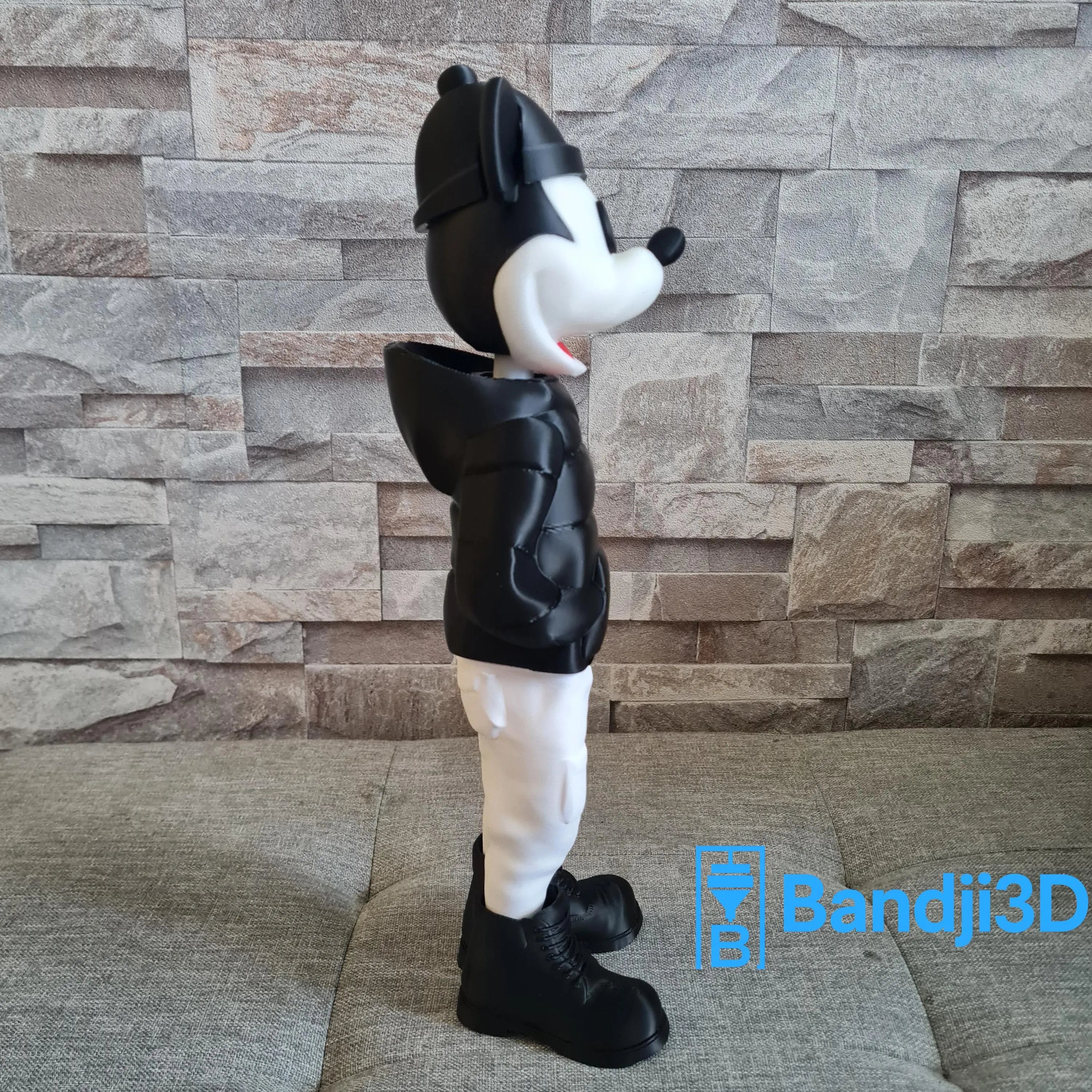 Figurine inspirée de l’univers Mickey Streetwear – Figurine imprimée en 3D, déco geek et pop culture urbaine