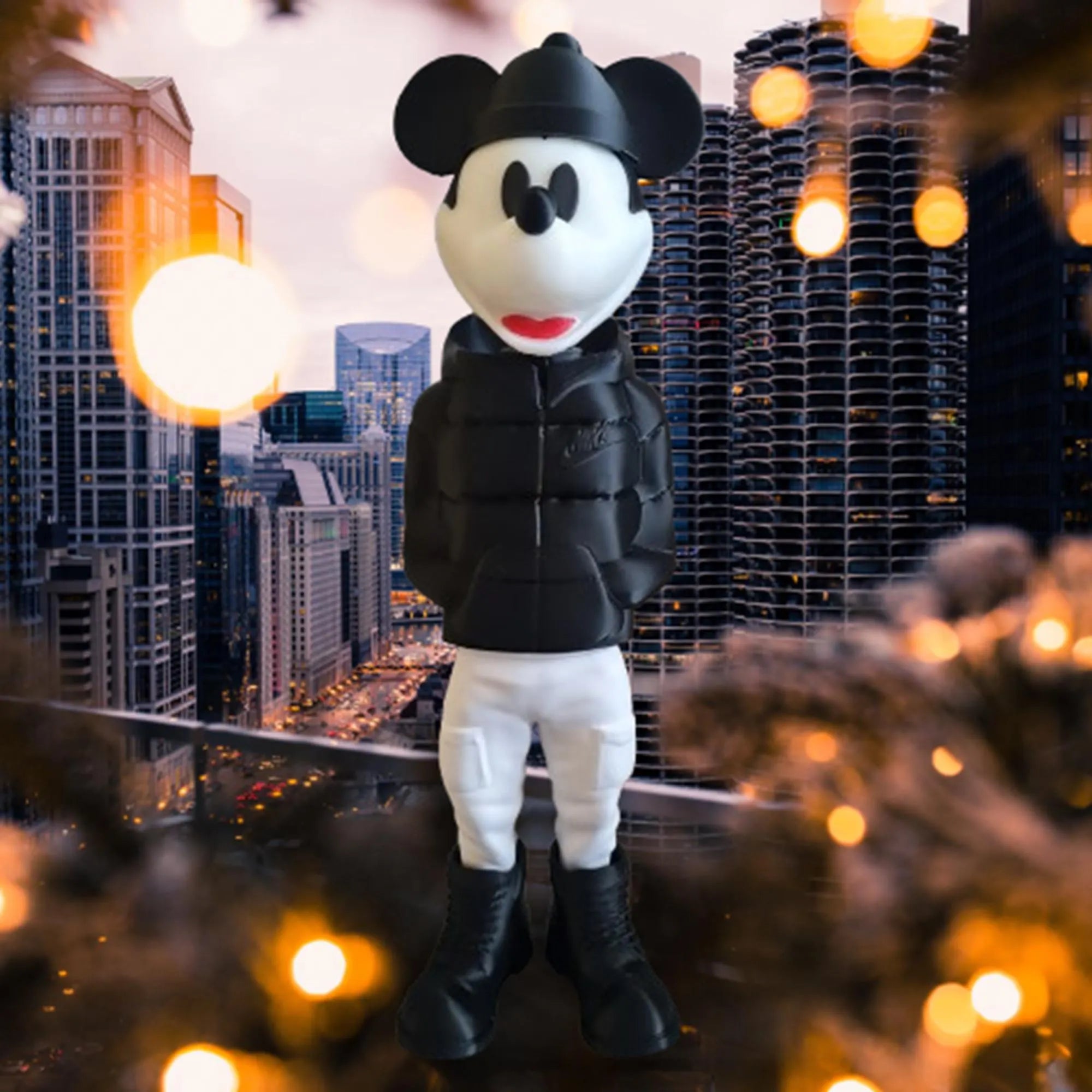 Figurine inspirée de l’univers Mickey Streetwear – Figurine imprimée en 3D, déco geek et pop culture urbaine