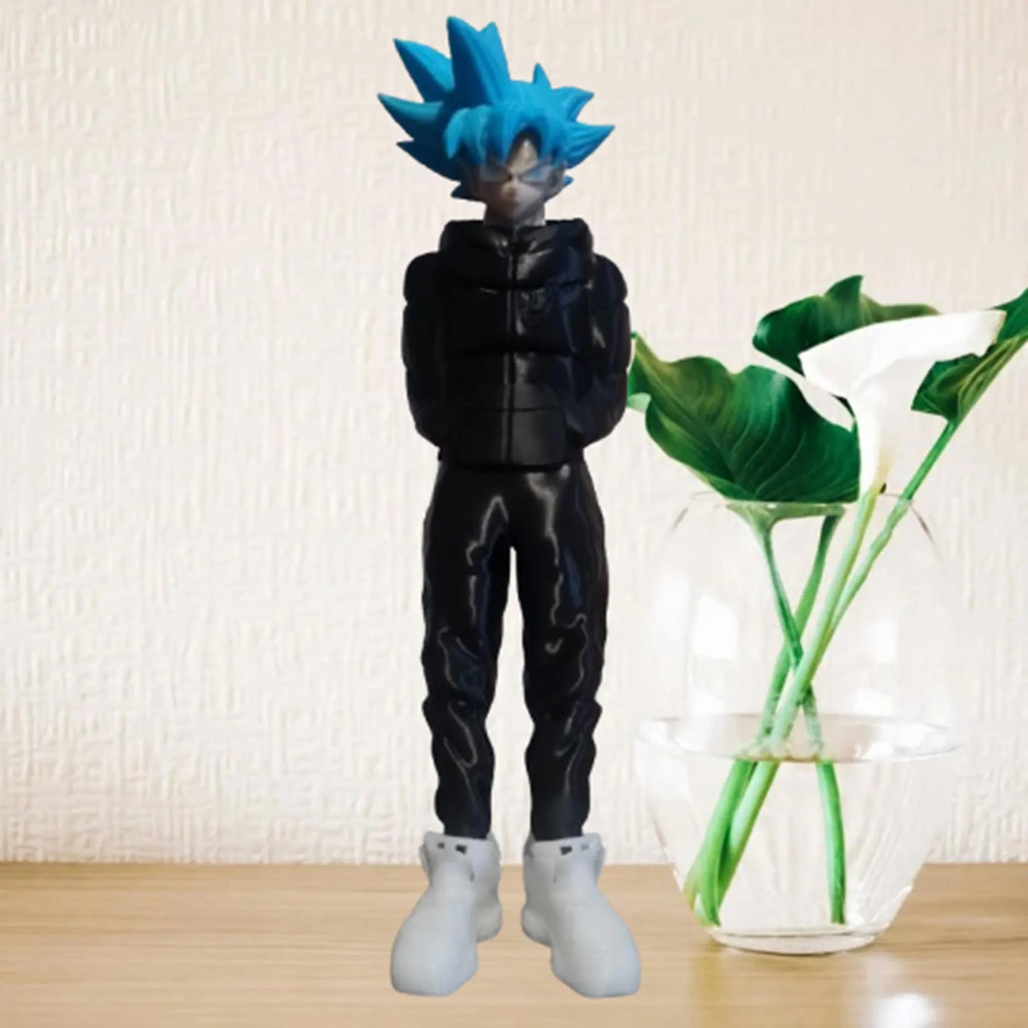 Figurine inspirée de l’univers son goku Saiyan Streetwear – Personnalisable (env. 25 cm) Impression 3D