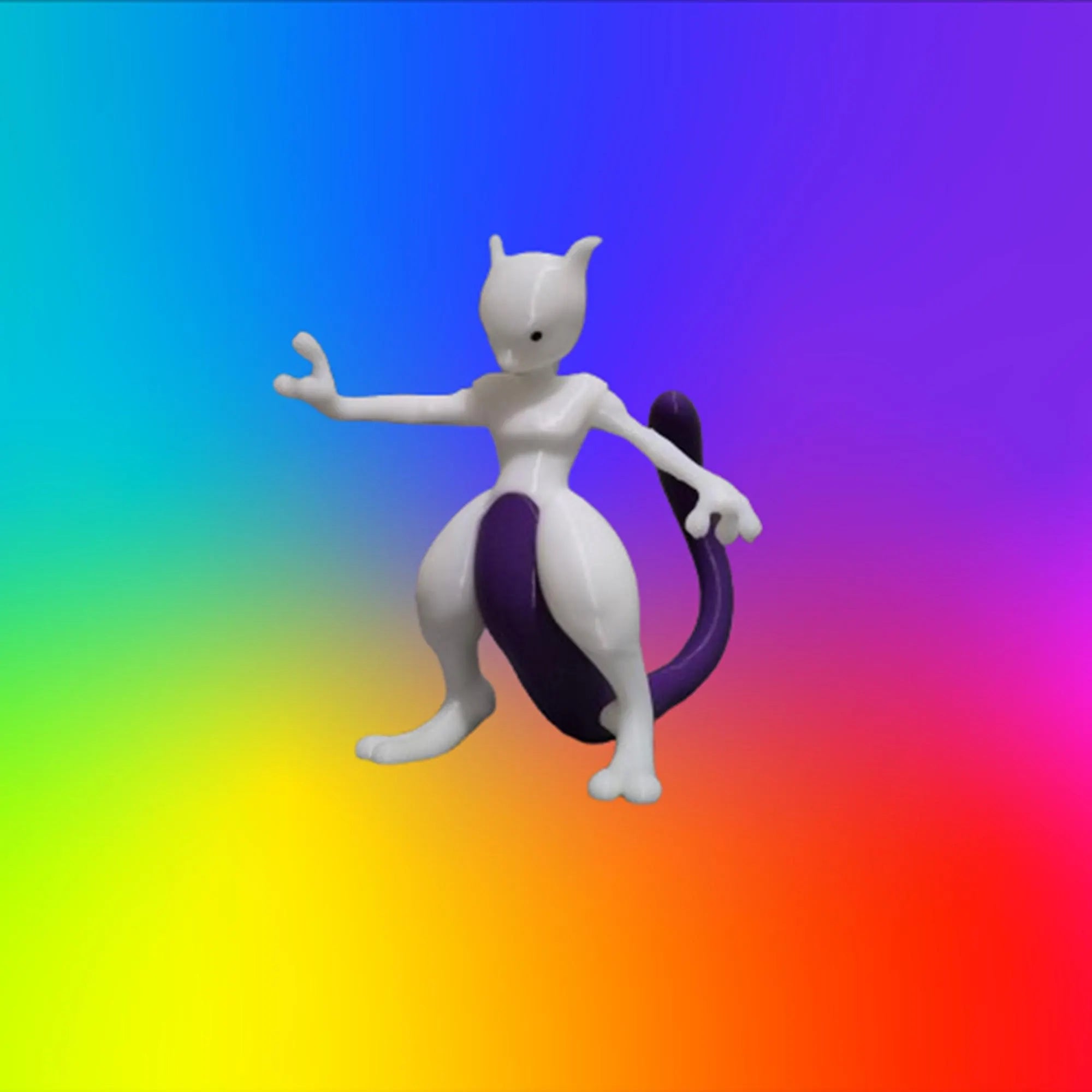 Figurine inspirée de Mewtwo – Impression 3D personnalisée