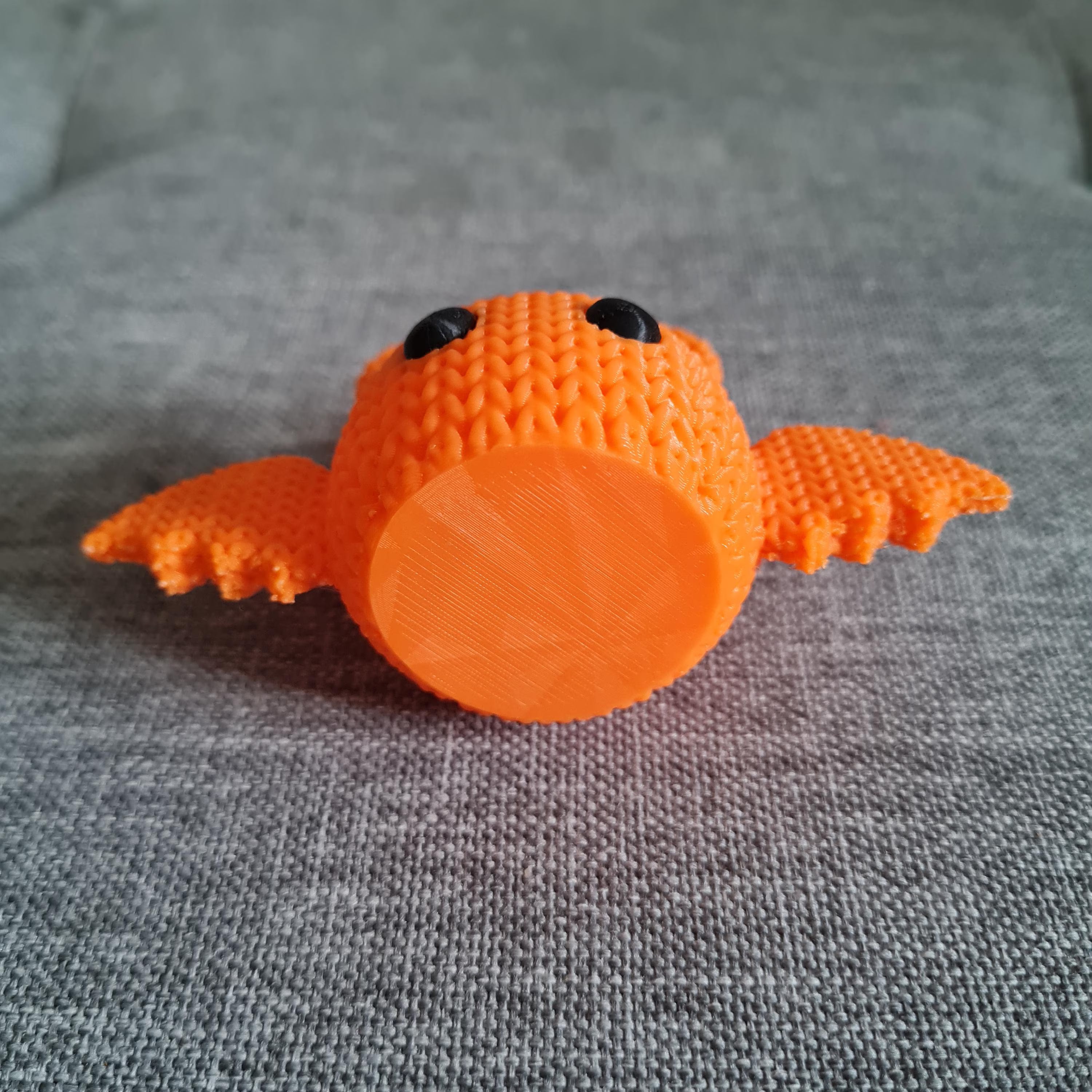 Chauve-souris Halloween – Figurine tricotée en 3D – Déco automne cosy
