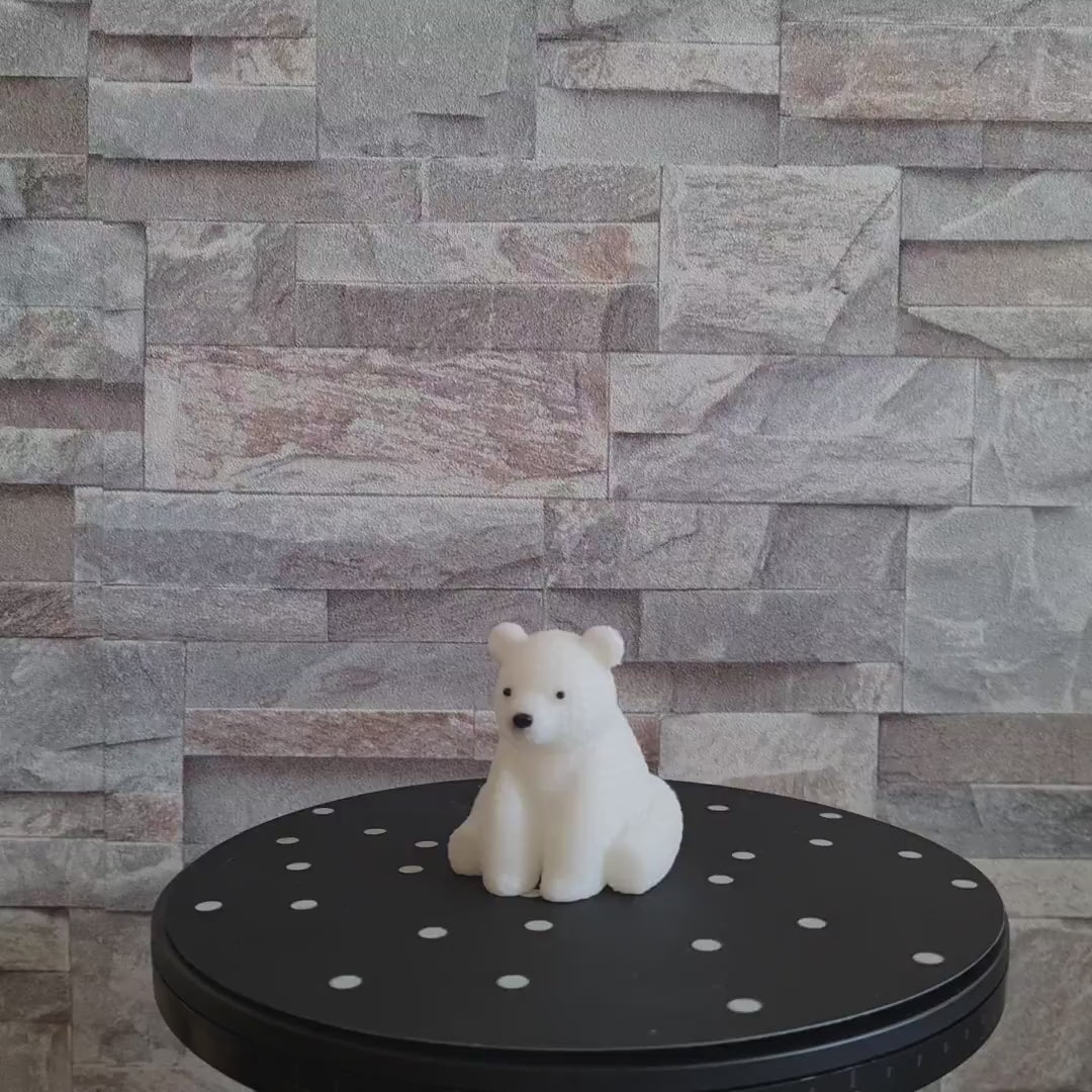 Figurine ours tricot 3D • Sculpture artisanale • Déco nature • 3 tailles et 14 couleurs