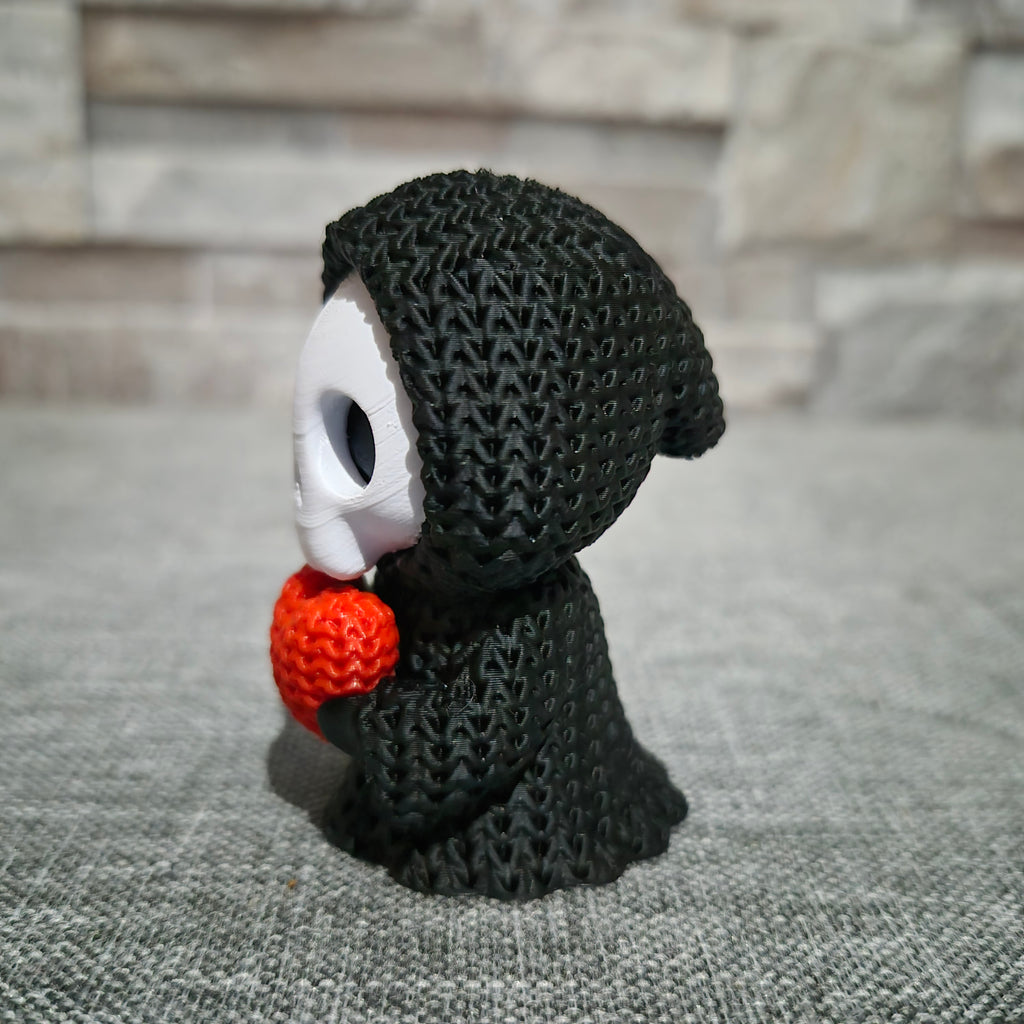 Décoration Squelette Cœur Tricot – Halloween et Saint-Valentin – Figurine 3D