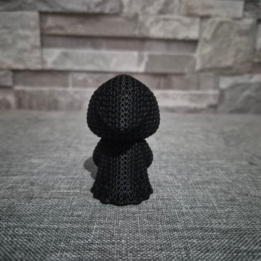 Décoration Squelette Cœur Tricot – Halloween et Saint-Valentin – Figurine 3D