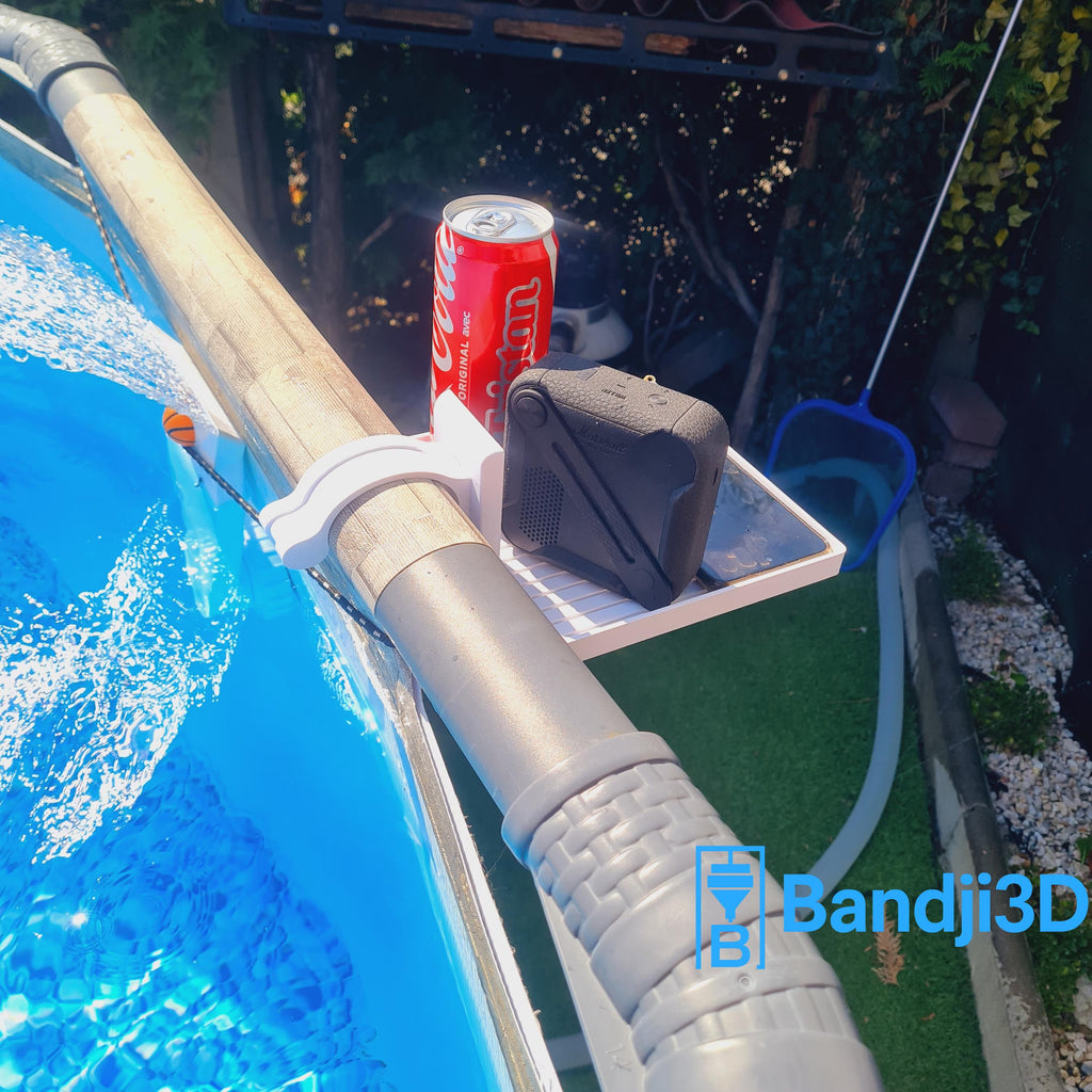 Support piscine pour boisson et smartphone – Plateau flottant compatible Intex & Bestway – Accessoire été