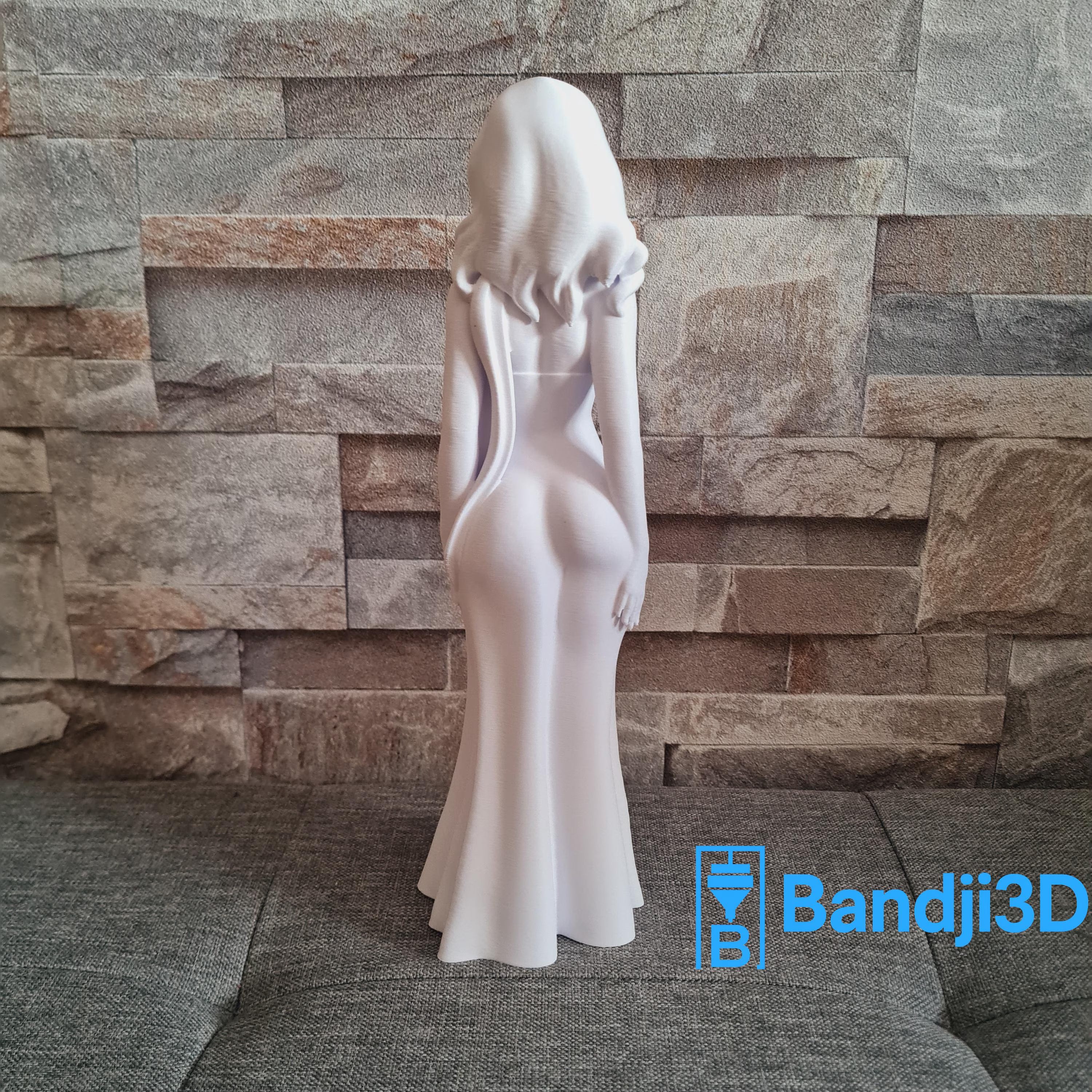 Statuette inspirée de l’univers Dalida 25 cm – Sculpture personnalisable en impression 3D – Décoration unique faite main