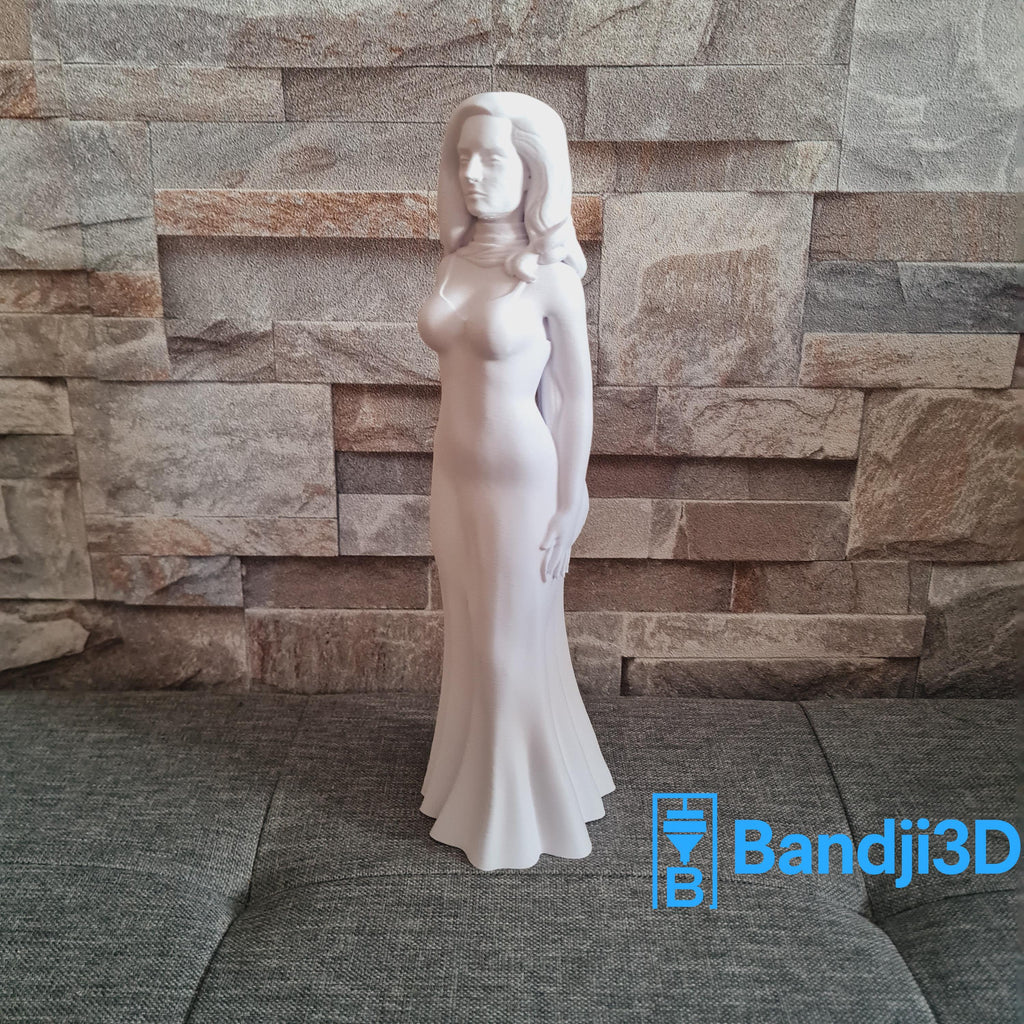 Statuette inspirée de l’univers Dalida 25 cm – Sculpture personnalisable en impression 3D – Décoration unique faite main