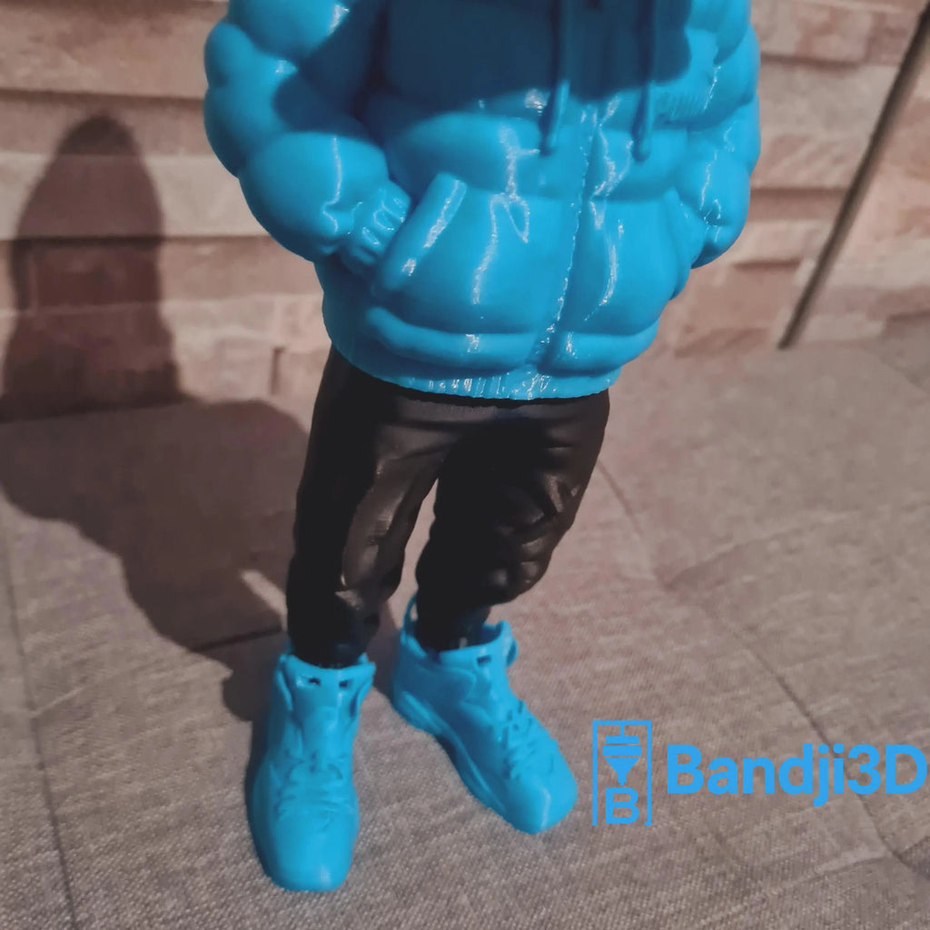 Figurine inspirée de l’univers Daffy Duck streetwear – Édition collector personnalisable – Statue déco cartoon impression 3D