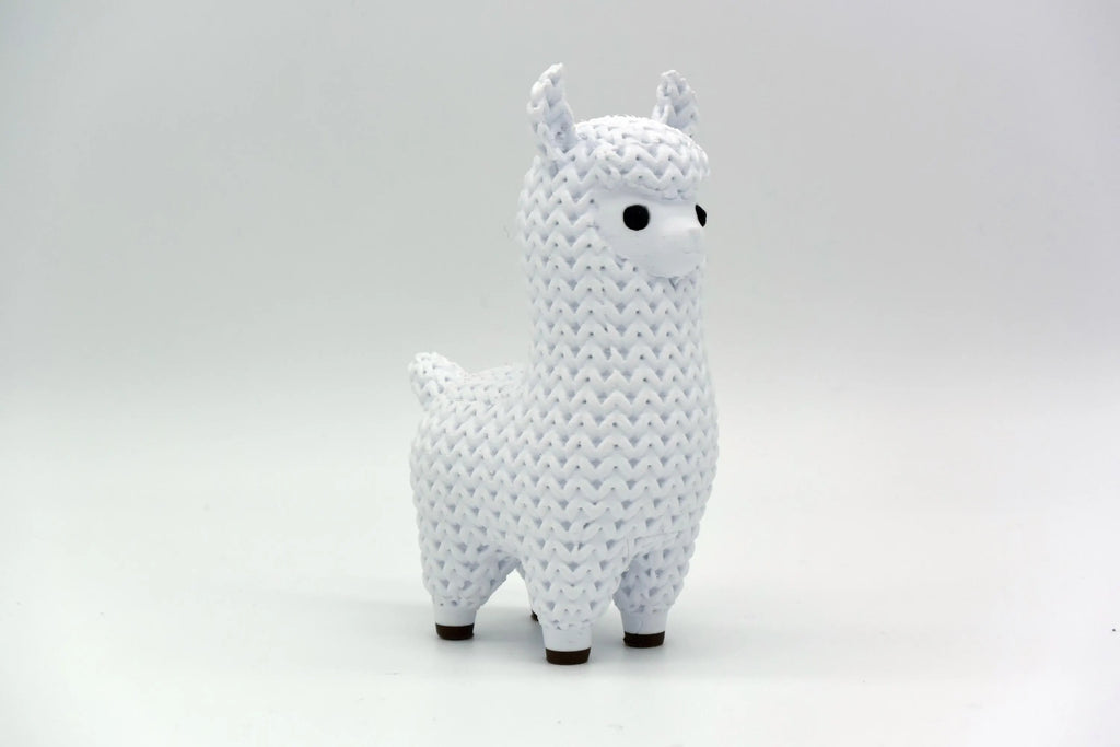 Figurine lama tricot 3D • Sculpture artisanale • Déco exotique • 3 tailles et 14 couleurs