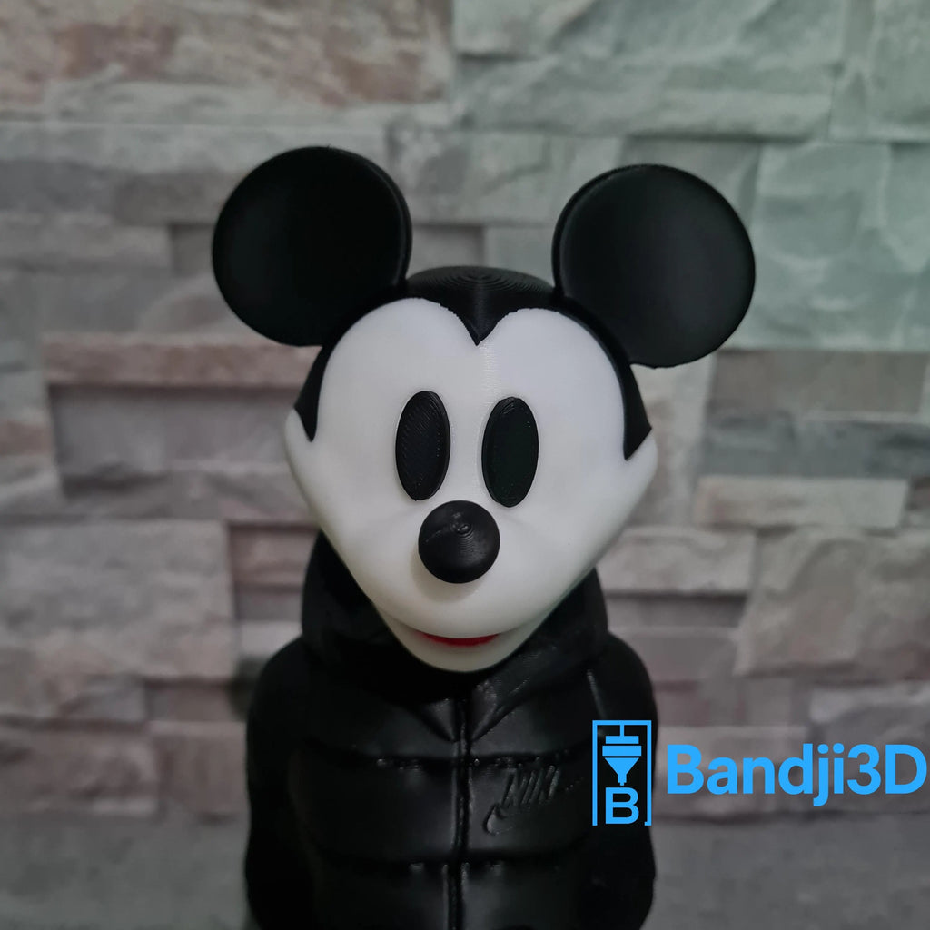 Figurine inspirée de l’univers Mickey Streetwear – Figurine imprimée en 3D, déco geek et pop culture urbaine