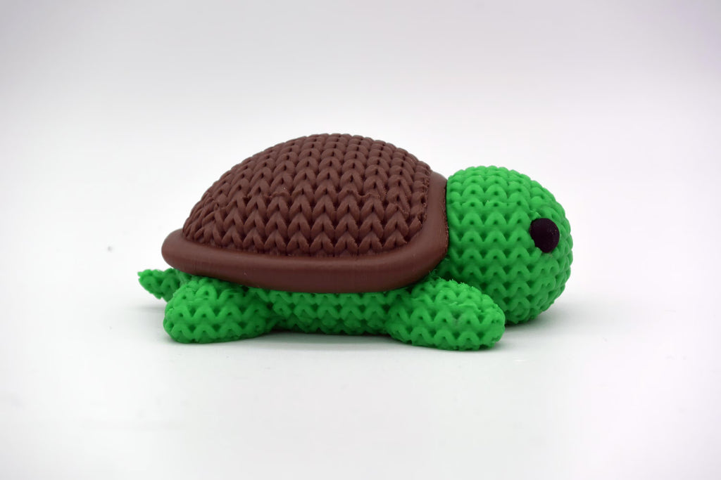 Figurine tortue tricot 3D • Sculpture artisanale • Déco marine • 3 tailles et 14 couleurs