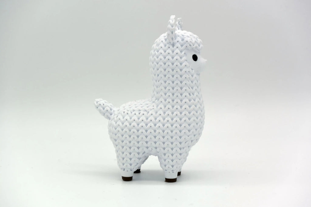 Figurine lama tricot 3D • Sculpture artisanale • Déco exotique • 3 tailles et 14 couleurs