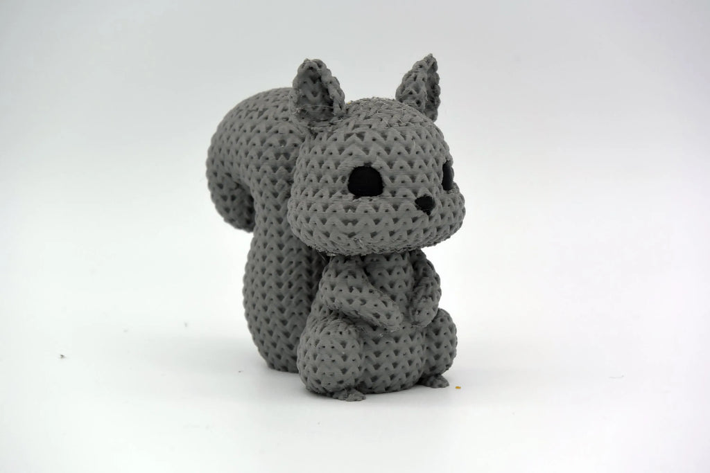 Figurine écureuil tricot 3D • Sculpture artisanale • Déco forestière • 3 tailles et 14 couleurs