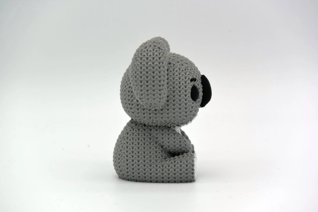 Figurine koala tricot 3D • Sculpture artisanale • Déco exotique • 2 tailles et 14 couleurs