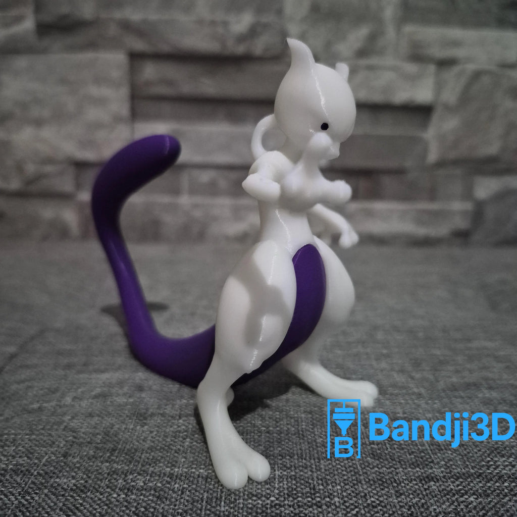Figurine inspirée de Mewtwo – Impression 3D personnalisée